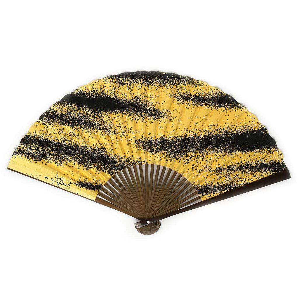 [Stylish Kimono Iroha] Plaster Kyoto Fan, Boxed, Scented, Bamboo, 25-ken, 7.5-sun (22.5cm) (Sunago)