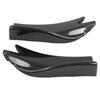 2pcs Rear Bumper Side Spoiler Carbon Fiber Style Surround Decoration Universal for Car