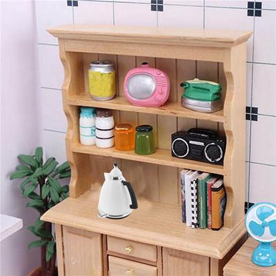 2X Mini Dollhouse Kettle Pot Miniature Kitchen Kettle Toy Pot Dolls Decorations