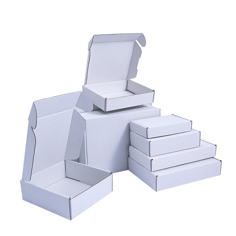 Z Series Small Extra Hard Kraft Airplane Box - Black and White Design for Clothing