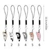Lovely Cat Charm Strap Lanyard Anti-Lost Phone String Keychain for Bag Backpack