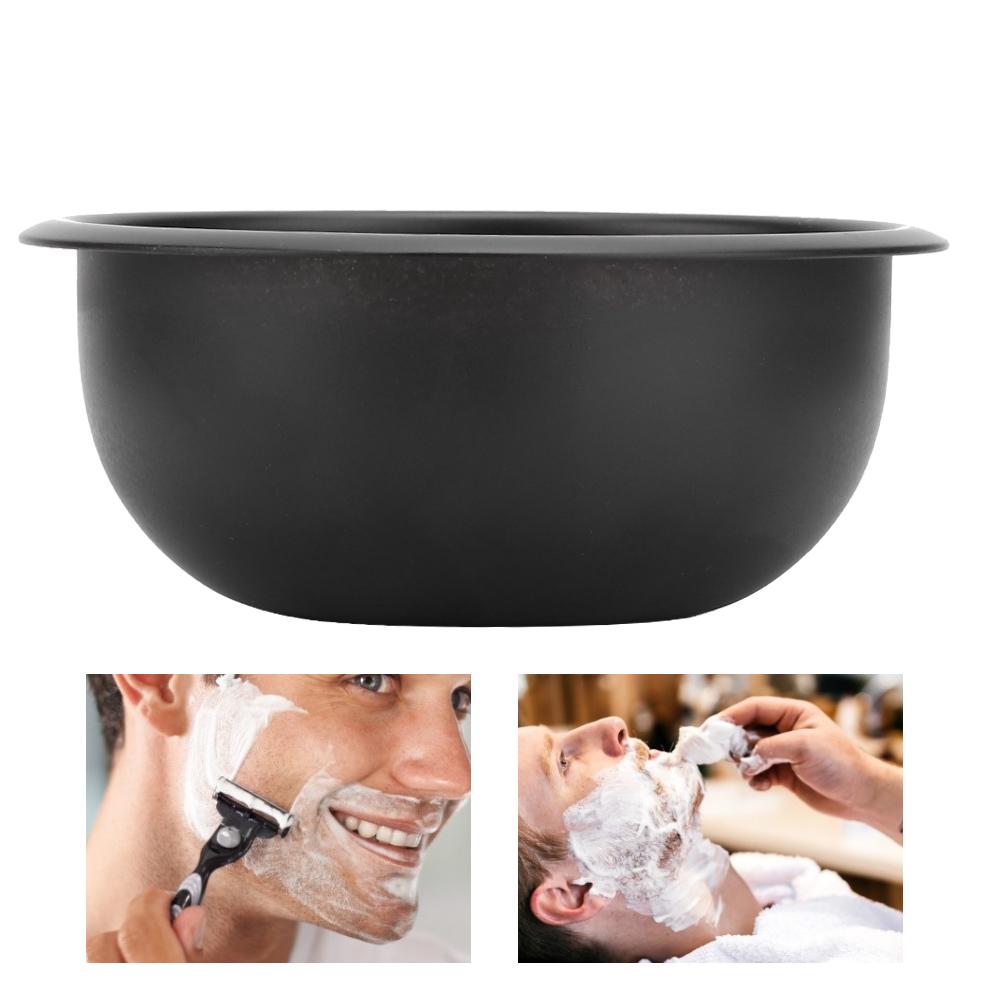Thickened Portable Men Beard Shaving Soap Bowl Foaming Shaving Cream Bowl BlackBlack