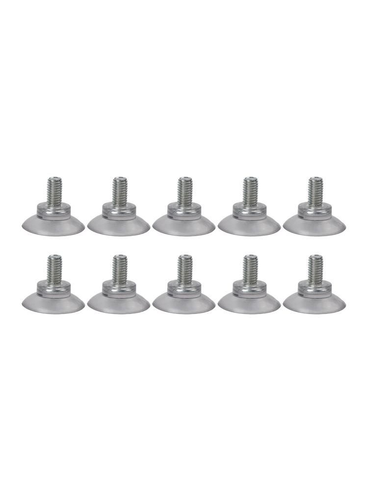 

Reliable and Convenient 10 Piece M8 Clear Nut Suction Cup Thumb Screw Holders 34mm