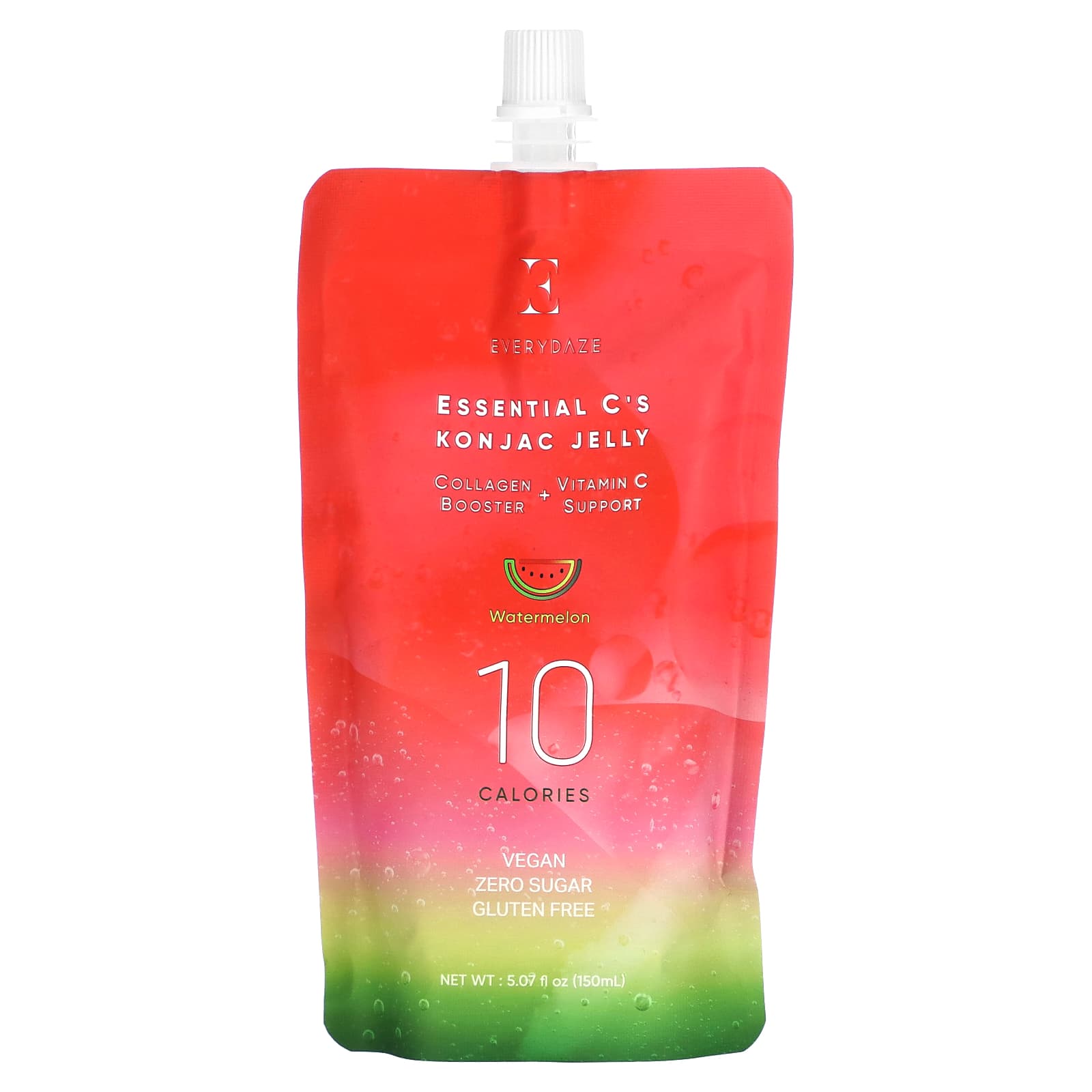 

Everydaze, Essential C Konjac Jelly, аромат кавуна, 5,07 рідких унцій (150 мл)