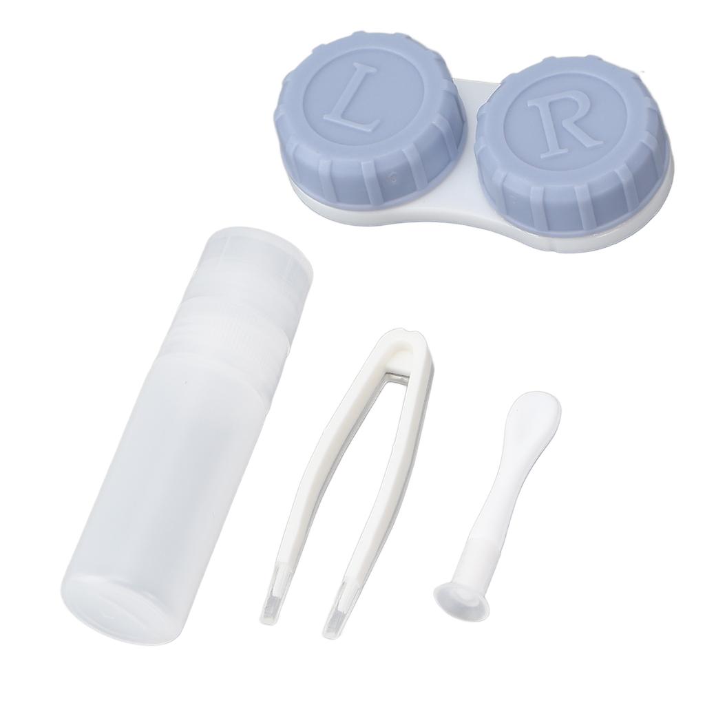 Krabička na kontaktné šošovky Kozmetika Muži Ženy Puzdro na kontaktné šošovky Nádoba s fľašou na dojčenskú tekutinu (Modrá)