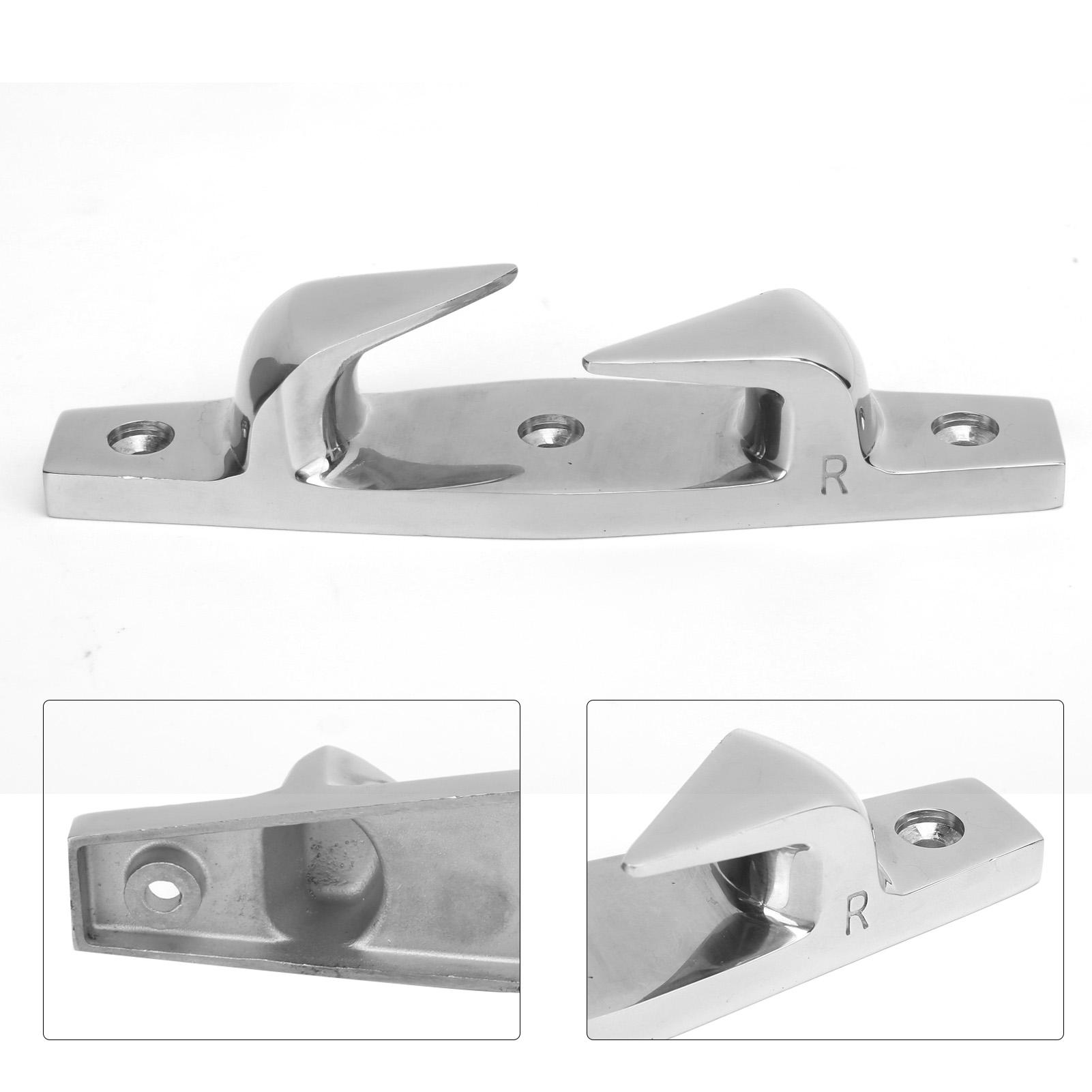 152mm 6in Right Bow Chock Stainless Steel Hollow Fair  Anchoring Mooring Cleats Marine Sailing Parts