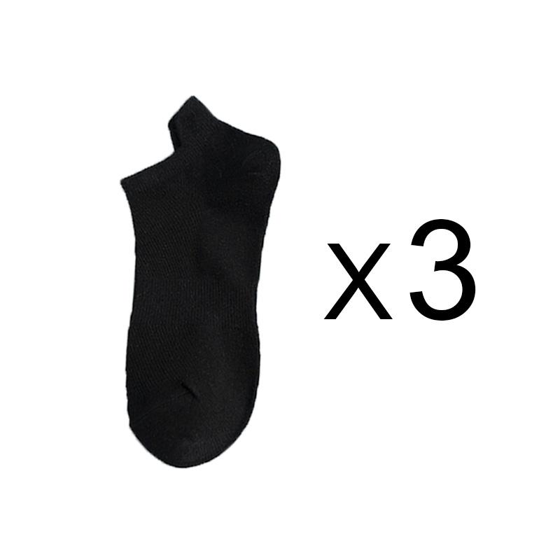 3 Pairs Cotton Socks For Women Men Short Crew Ankle High Quality Breathable Summer Casual Fashion Low-Cut Female Sock
