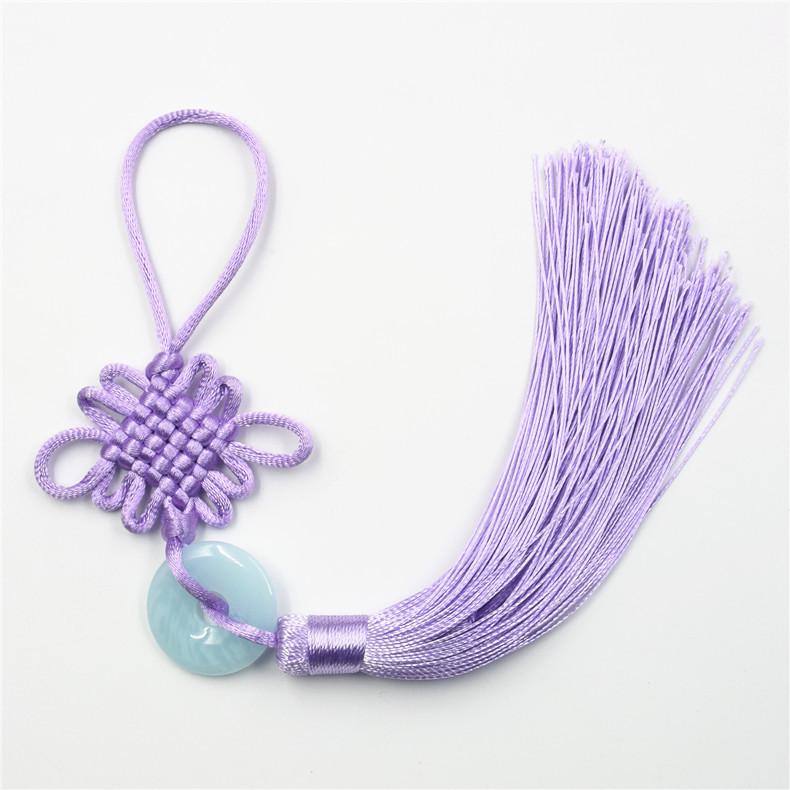 6 Plates Of Small Jade Pieces Chinese Knot, Car Chinese Knot Pendant, Vertical Fringed Ear Pendant