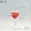1 Stück 208ml 7oz Ins Love Cocktailgläser Tasse Kreatives Glas Rotweinglas Weinglas Herzförmig Stiel-Kelchglas