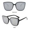 UV400 Protection Cat Eye Sunglasses Trendy Oversized Black Driving Shades Sun Glasses Beach/Travel/Streetwear