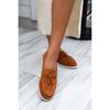 Loafer aus echtem Wildleder für Damen