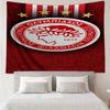 Olympiacos Fc: Red And Black Pride Tapestry Room Decoration Wall Hanging for Living Room Bedroom, Dormitory, Birthday and Christmas Gifts