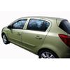 Déflecteurs d'air - J&amp;J AUTOMOTIVE - Opel Corsa D 5P - Fumé - Acrylique renforcé - Installation facile