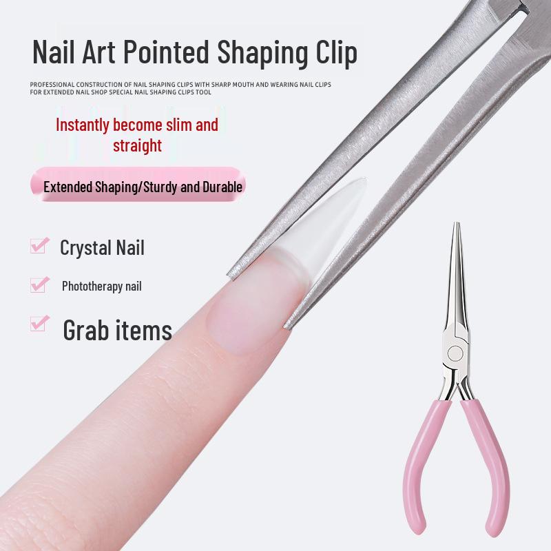 

Pointed Tip Nail Shaping Clamp - Wearable Nail Extension Tool for Salons