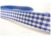 Blue Plaid Dog Collar and Leash Set with Innovative Design