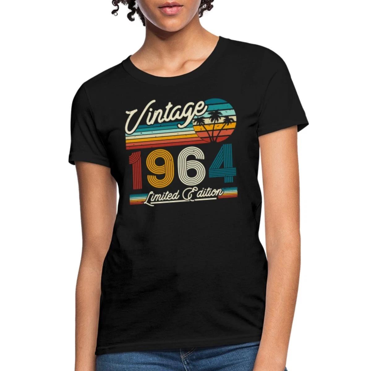 Vintage 1964 Limited Edition 60th Birthday Gift Women s T-Shirt XS