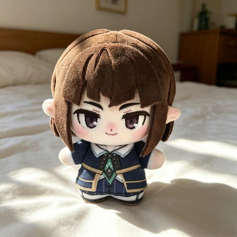 Cute Locke Kingdom Louis Mini Cotton Doll Xiao Xiaolu Chibi Anime Character Plush Keychain Uniform Soft Stuffed Pendant Gift for Game Fans Collectors