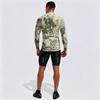 Herren Langarm Fahrradtrikot Atmungsaktiv Schnelltrocknend Mit Reißverschluss Pullover Leichtes Outdoor-Sportoberteil für Rennrad und Mountainbike