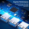 New USB 3.0 Hub 4 Port USB Hub High Speed Type C Splitter 5Gbps For PC Computer Accessories Multiport HUB 4 USB 3.0 2.0 Ports