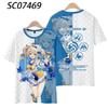 New T-shirt Printed 3D Cosplay Unisex Clothing Street Harajuku Top Men Women Round Neck Tees