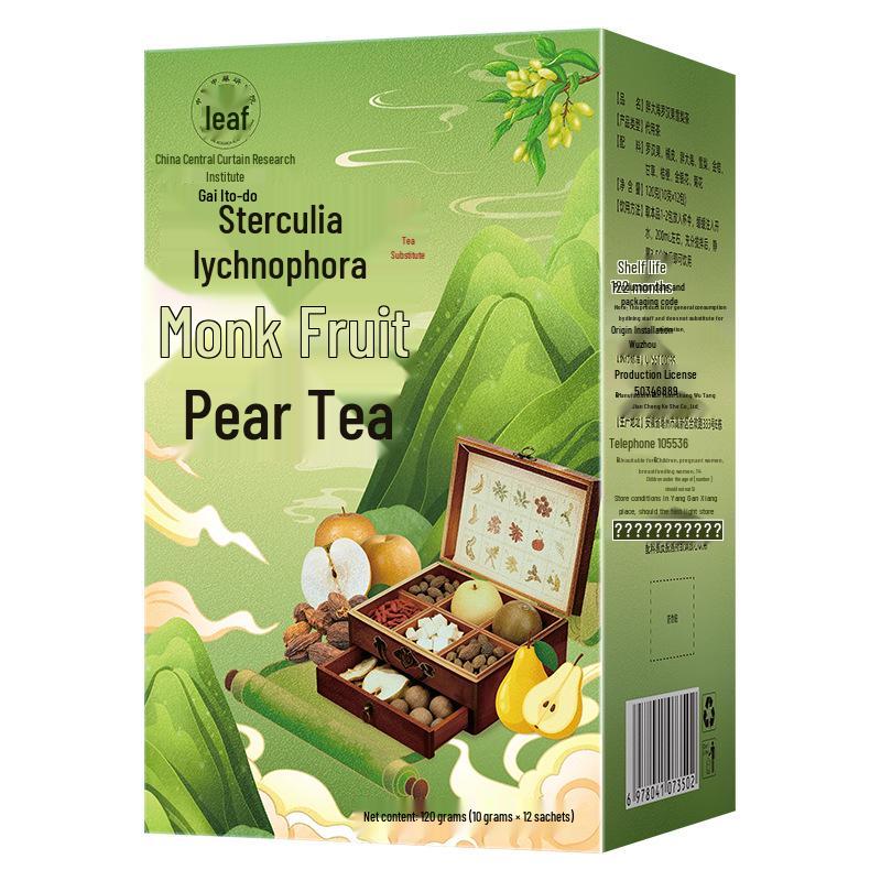 China Academy Pear & Luo Han Guo Tea 120g - Clear & Moistening Blend
