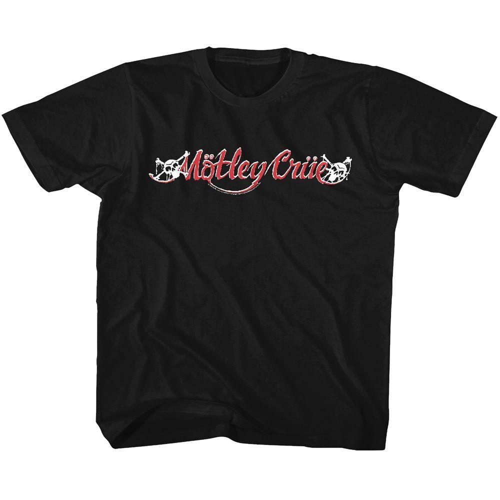 

Kids Motley Crue Rd And Wht Logo Music T-shirt Tops Tees Men s Women s Unisex M