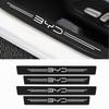 4Pcs Car Door Sill Threshold Anti Scratch Stickers For BYD Sealion 7 Seal Song Plus Seagull Auto Trunk Bumper Strip Accessories