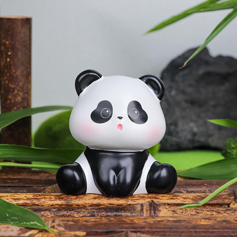 

Панда Фу Фу, Милая кукла панда, Мультяшные полимерные украшения, Украшения для стола, Сувениры и сопутствующие товары из живописных мест Model D