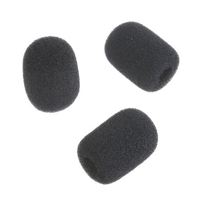 10 Stück Mikrofon-Windschutz 8mm Durchmesser Filter Windschutz für Headsets Mikrofon l Schwammabdeckung Schutz