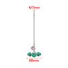 Orifice 0.5mm Cross Atomizing Micro-Nozzles Kit 6mm Hanging Vertical Misting Sprayer Landscaping Cooling Dust Removal Sprinkler