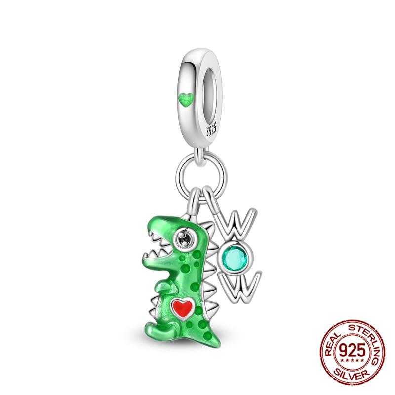 Winter Series Ski Polar Bear Snowman Charms Fit Original Bracelet DIY Jewelry Making Women Gift 100% 925 Silver