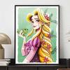 Disney Diamond Painting Rapunzels Fresh and Healing Illustration Mosaic Art DIY Cross Stitch Embroidery Set Full Diamond Home Decor Gift