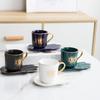 Creative Turkish Blue Evil Eye Cup And Hamsa Hand Saucer Coffee Tea Milk Water Mug Modern Room Decoration Ceramic Gifts
