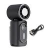 Portable Clip-on Fan Handheld Mini Fan USB Rechargeable Ice Cooling Personal Fan for Outdoor Office Travel Summer Cooling Device