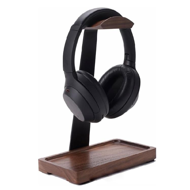Wooden Headphone Stand Rack Space Saving Desktop Stand Display Earphone Mount Hanger Headset Support Stand Accessories