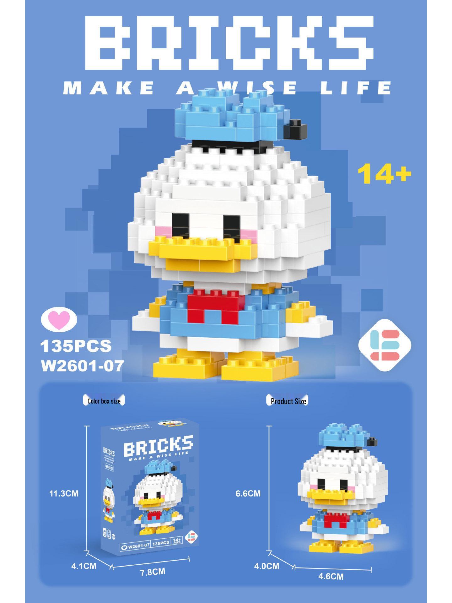 

Сумісні з Lego Мікроблоки Мультяшні Фігурки - Дитячі Розвиваючі Настільні Іграшки