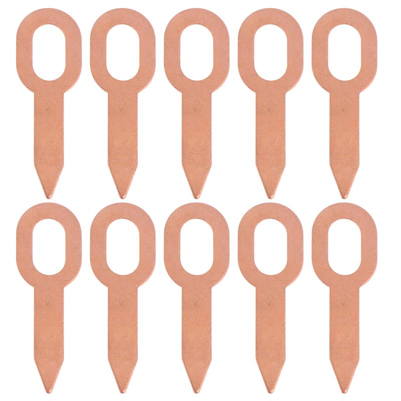 

10 шт. медных овальных колец для удаления вмятин, инструмент для ремонта кузова автомобиля