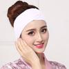 Women Bath Yoga Headband Sweat Uptake Sport Hair Band Wide Side Solid Color Headwrap