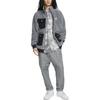 Nike Embroidered Logo Stand Collar Reversible Full-Zip Jacket Men Outerwear Cool-Grey DZ4713-065