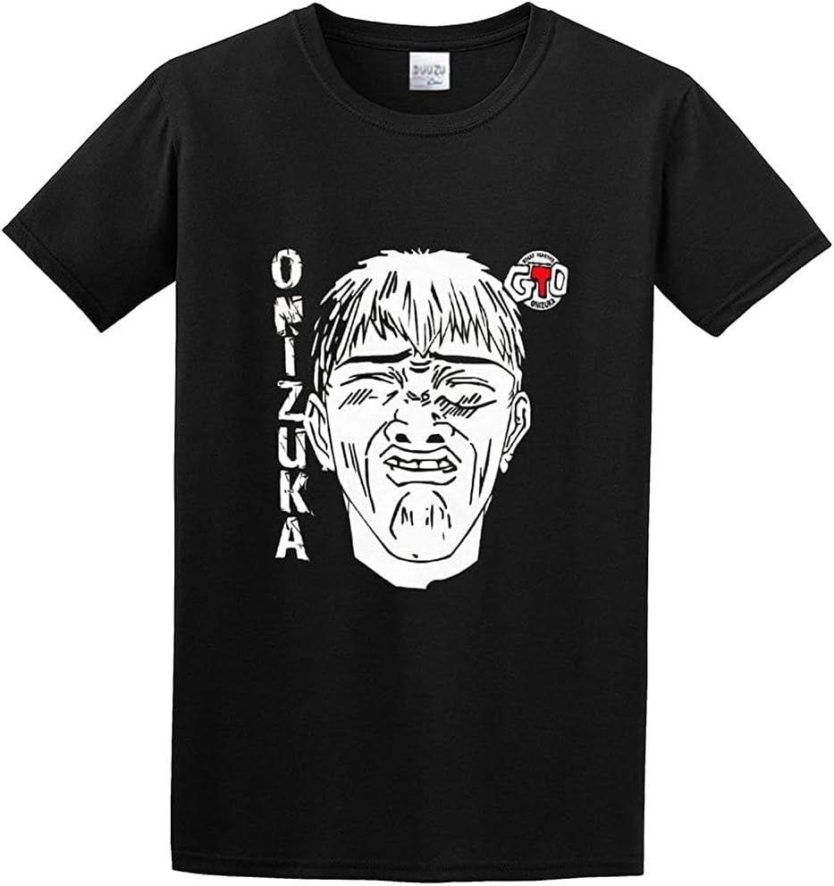 GTO Great Teacher Onizuka Anime Manga Shirt Round Collar Tee XL чёрный