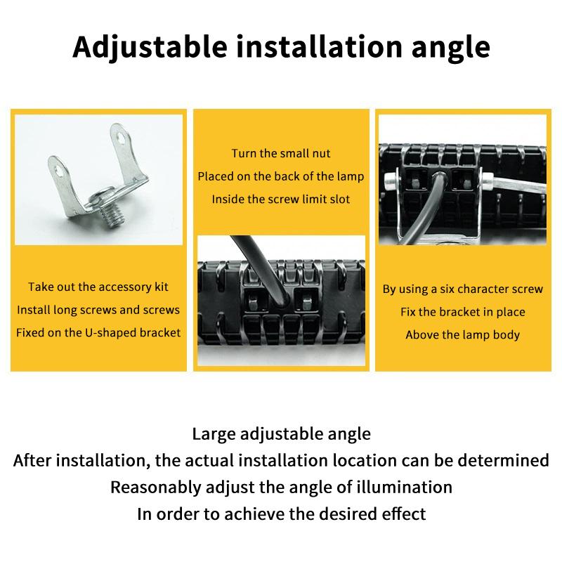 Led Forklift Lightstruck Safety Work Light Bar Red Flood Beam Danger Zone Warning Lamp Side Line Marker Lights