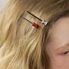 [2SET] Ribbon Cubic Hair Pin (2colors)