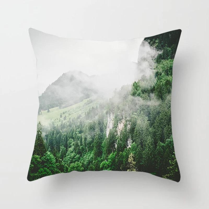 Office Living Room Home Pillowcase Car Decoration Outdoor Landscape Print Pillowcase
