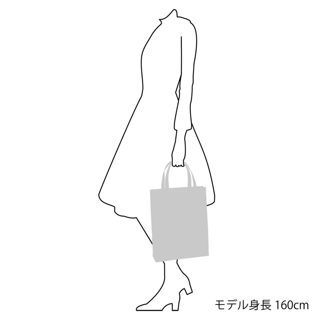 Kitamura YH1128 Shopping Bag, A4 Size, Dark Blue