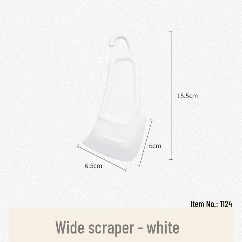 KM Multi-functional Japanese Silicone Scraper: Non-stick Pan & Kitchen Cleaning. Dishwasher Safe.