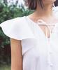 Kamdaun Sheer Long Dress - White