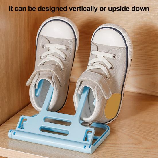 2Pcs Shoe Drying Racks Strong Load-Bearing Multipurpose Slipper Hangers Shoes Stand Save Space Organizer