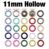 50-100Pcs Metal Prong Snap Button Hollow/Solid Press Prong Ring Button Studs Fasteners For Clothes Garment Sewing Bags Shoes