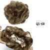 MISS WIG Straight Donut Chignon Hairpieces Synthetic Ombre Elastic Chignon Fluffy Messy Scrunchies Hair Bun for Women