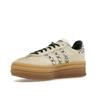 Adidas Gazelle Bold Cheetah Stripes Women Sneakers Tan Cream-White Core-Black JI1370